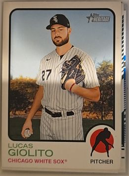 2022 Topps Heritage #216 Lucas Giolito — front
