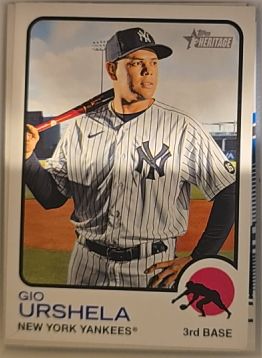 2022 Topps Heritage #284 Gio Urshela — front