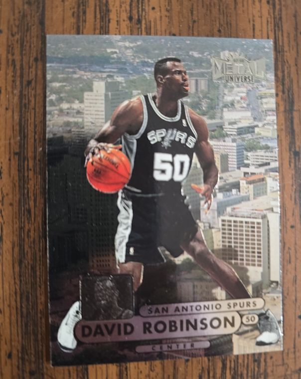 1997-98 Skybox Metal Universe #84 David Robinson — front