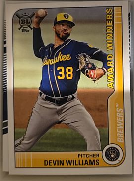 2021 Topps Big League #271 Devin Williams — front