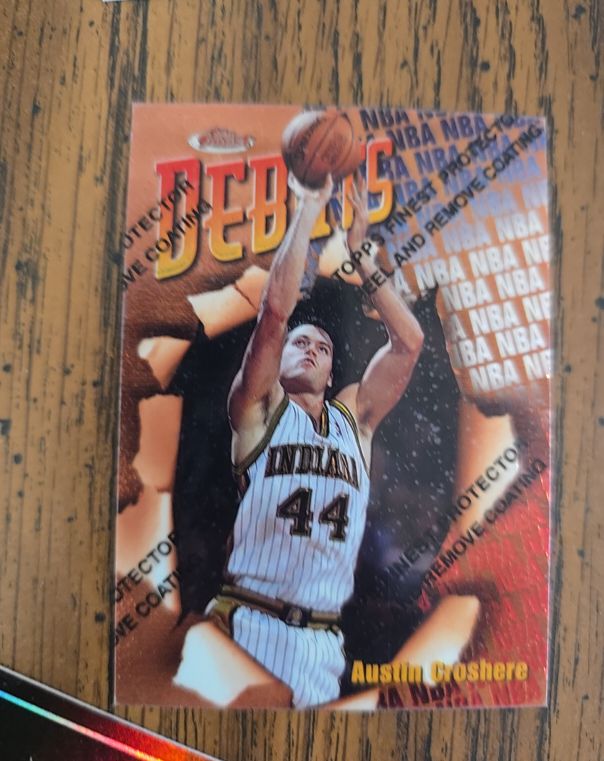 1997 Topps Finest #110 Austin Croshere — front