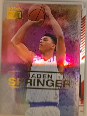 2021 Skybox Metal Universe Champions Skybox Premium #S-41 Jaden Springer — front