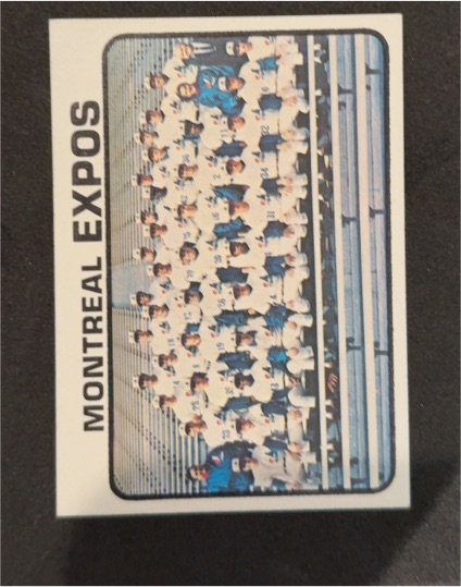 1973 Topps #576 Montreal Expos Team — front