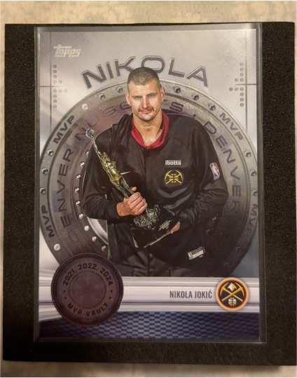2025-26 Topps #MVP-1 Nikola Jokić MVP Vault — front