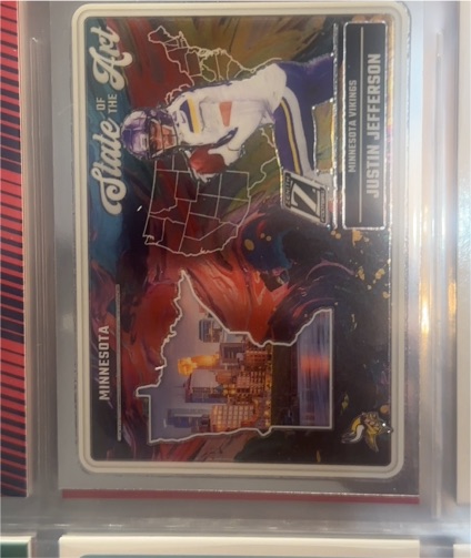 2024 Panini Zenith - State of the Art #16 Justin Jefferson — front