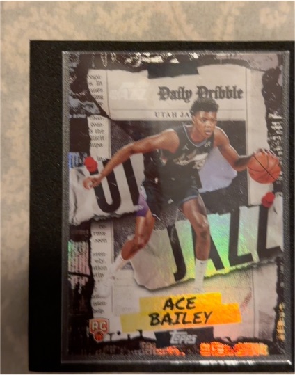 2025-26 Topps Daily Dribble #DD-35 Ace Bailey — front