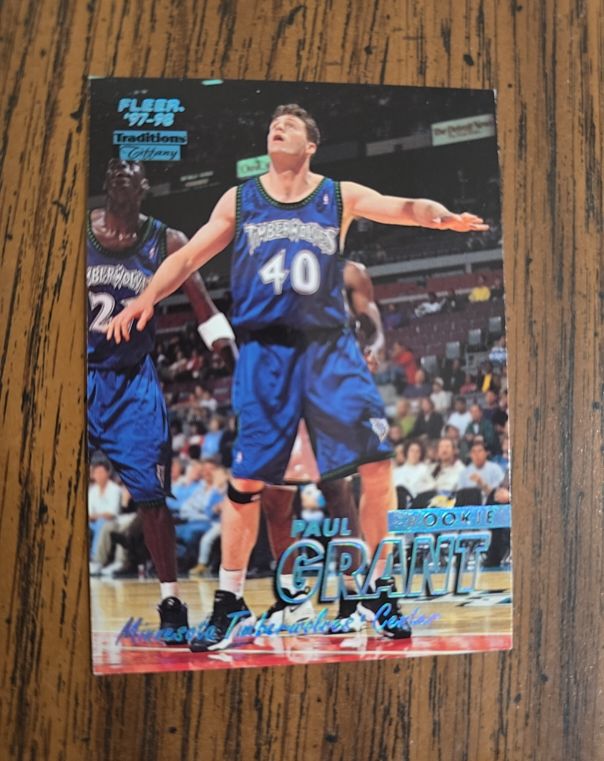 1997-98 Fleer Traditions Crystal #341 Paul Grant Rookie — front