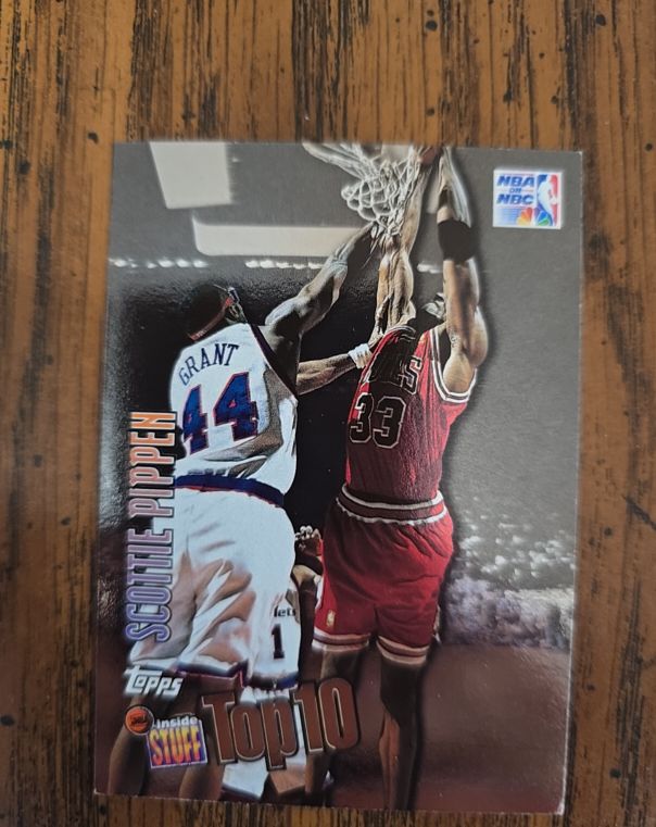 1997-98 Topps Inside Stuff Top 10 #IS8 Scottie Pippen — front