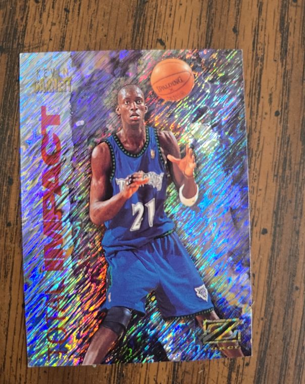 1997 Skybox Z-Force #3TI Kevin Garnett Total Impact — front