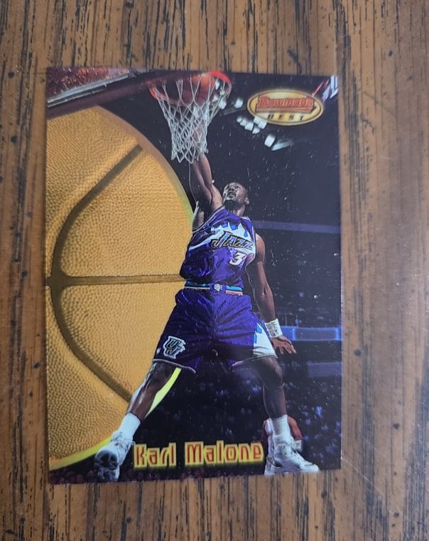 1997-98 Bowman's Best #BBP5 Karl Malone — front