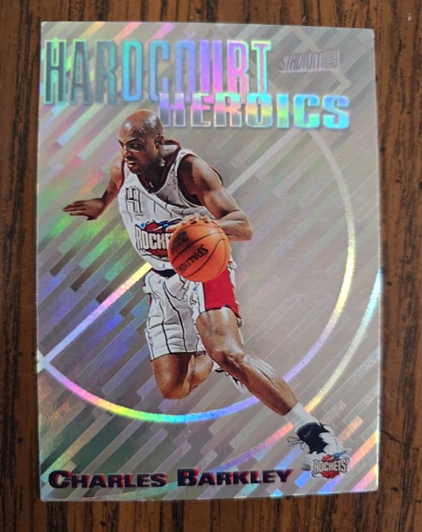 1997-98 Topps Stadium Club Hardcourt Heroics #H3 Charles Barkley — front