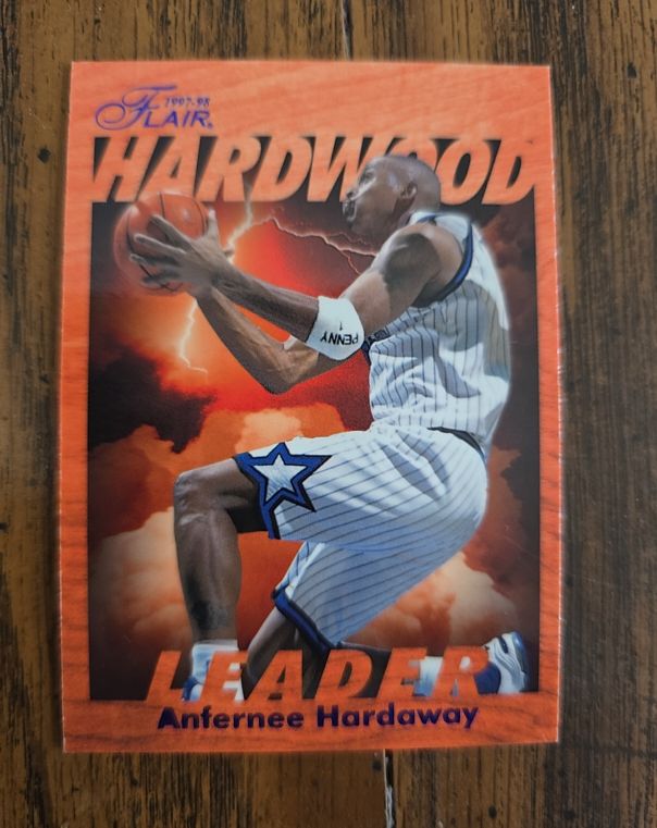 1997-98 Fleer Flair Hardwood Leader #19 Anfernee Hardaway — front