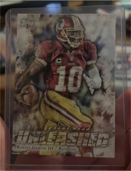 2014 Topps Greatness Unleashed #GU-RG Robert Griffin III — front