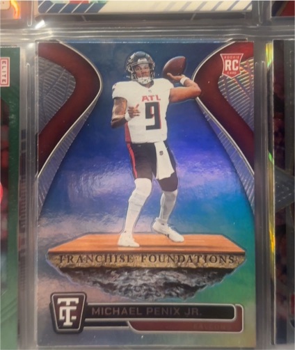 2024 Panini Totally Certified #4 Michael Penix Jr. Franchise Foundations — front