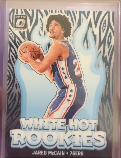 2024-25 Donruss Optic #2 Jared McCain White Hot Rookies — front