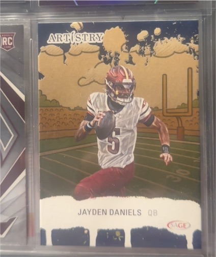 2025 Sage Artistry #5 Jayden Daniels — front