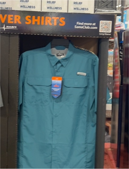 Habit Blue Springs Vented River Shirt — front