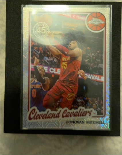 2025 Topps Basketball Chrome Mojo #TC-DM Donovan Mitchell — front