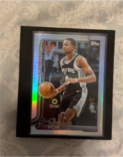 2025 Topps Flagship Basketball #196 De'Aaron Fox — front