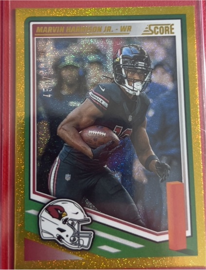 2025 Panini Score #186 Marvin Harrison Jr. — front