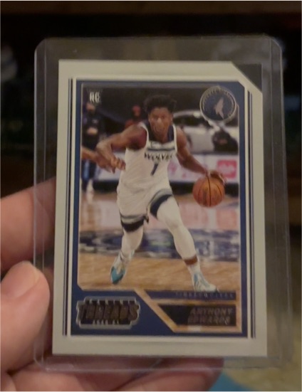 2020-21 Panini Chronicles Threads #87 Anthony Edwards Rookie — front