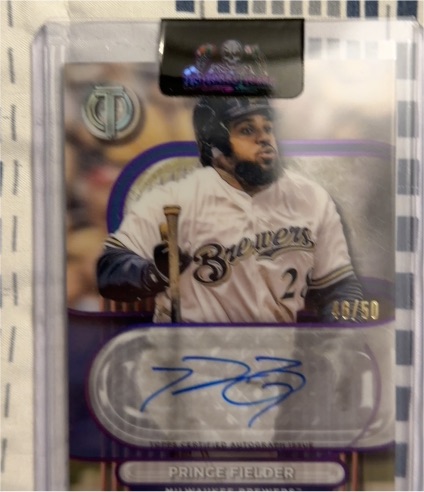 2024 Topps Tribute #TA-PF Prince Fielder — front