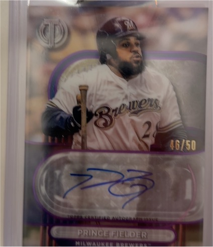 2024 Topps Tribute #TA-PF Prince Fielder — front
