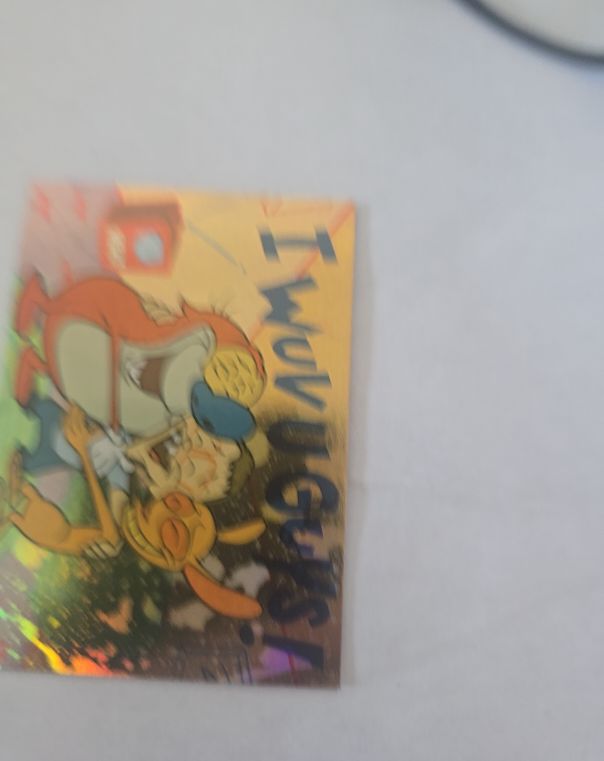 Walt Disney I Luvvly Guts Comic Card — front