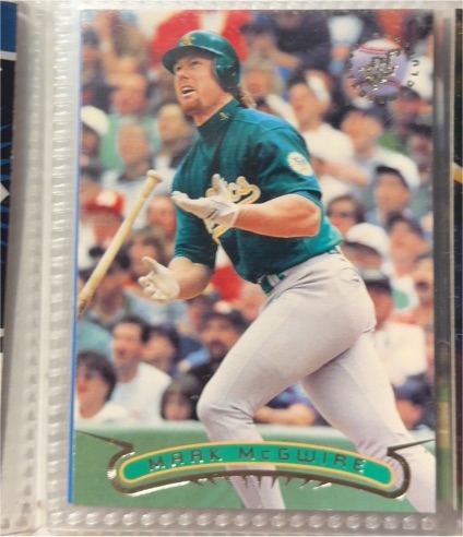 1996 Topps Stadium Club #104 Mark McGwire — front