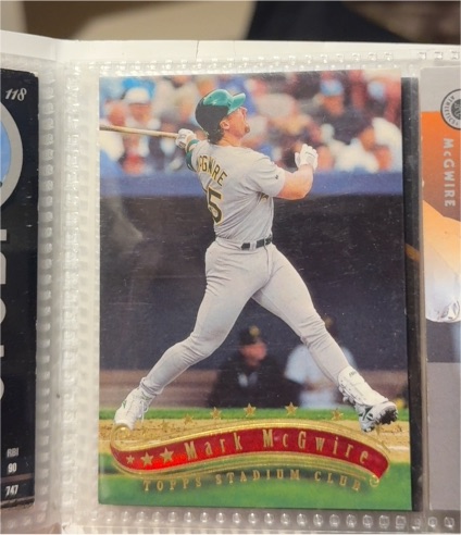 1997 Topps Stadium Club #5 Mark McGwire — front