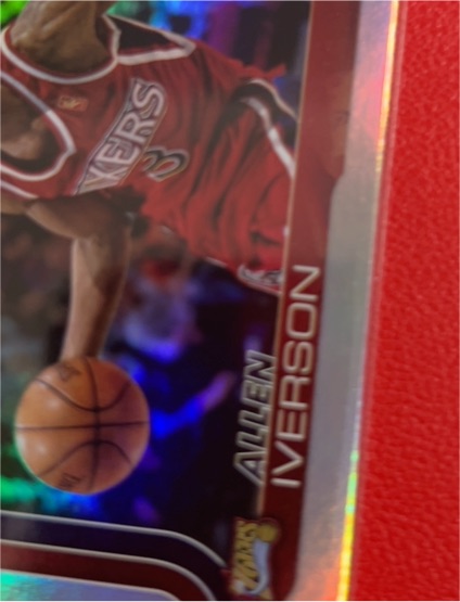 1996 Topps #1 Allen Iverson — front