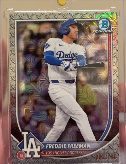 2025 Bowman Chrome #33 Freddie Freeman — front