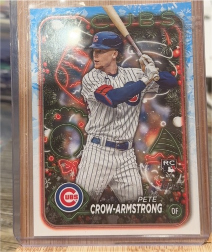2024 Topps Holiday #H136 Pete Crow-Armstrong — front