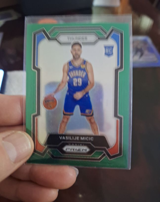 2023-24 Panini Prizm #297 Vasilije Micic Rookie RC — front