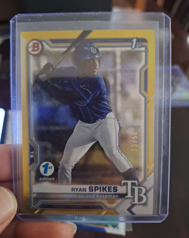 2021 Bowman Draft #BD-63 Ryan Spikes — front