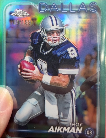 2024 Topps Chrome #37 Troy Aikman — front