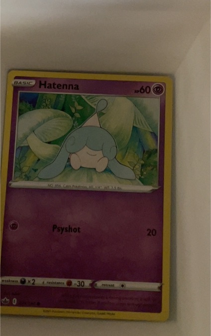 2021 Pokémon Chilling Reign #071 Hatenna — front