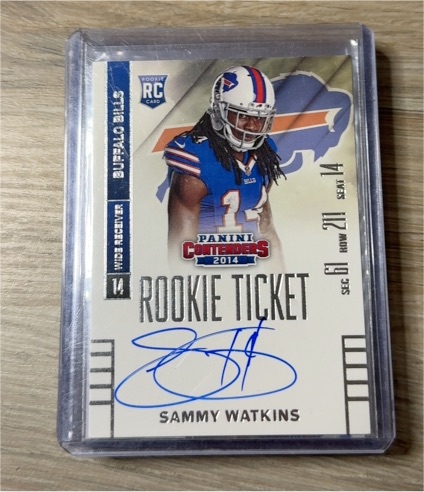 2014 Panini Contenders #14 Sammy Watkins Rookie Ticket — front