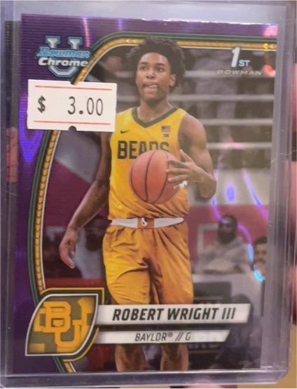 2024-25 Bowman University Chrome #15 Robert Wright III — front