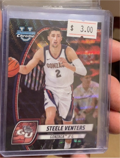 2024-25 Bowman University Chrome #92 Steele Venters — front
