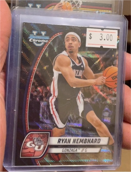 2024-25 Bowman University Chrome #72 Ryan Nembhard — front