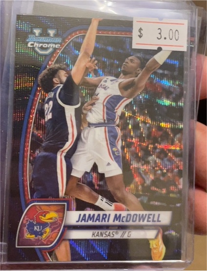 2024-25 Bowman Chrome #81 Jamari McDowell — front