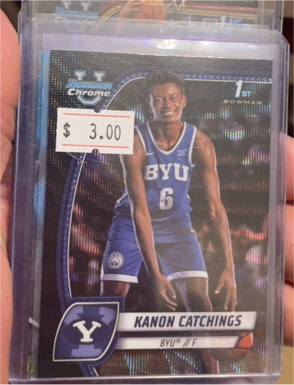 2024-25 Bowman University Chrome #40 Kanon Catchings — front