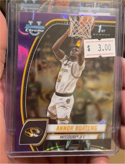 2024 Bowman University Chrome #7 Annor Boateng — front