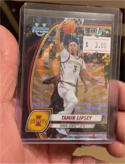 2024-25 Bowman University Chrome #66 Tamin Lipsey — front