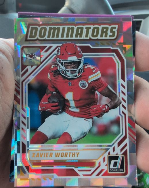 2025 Donruss Dominators #DOM-XWY Xavier Worthy — front