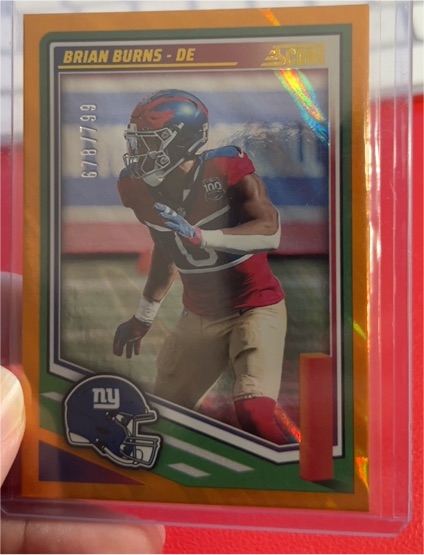 2025 Panini Score #6 Brian Burns — front