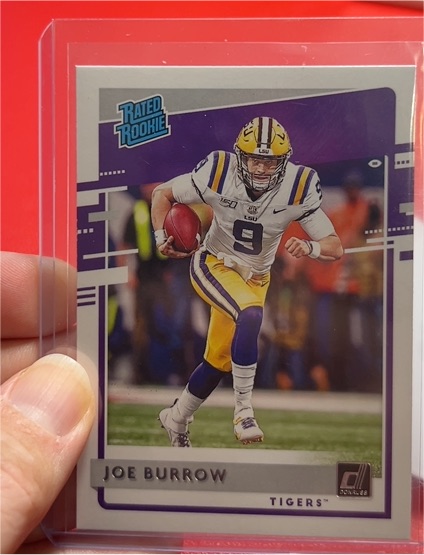 2020 Donruss #1 Joe Burrow Rated Rookie — front