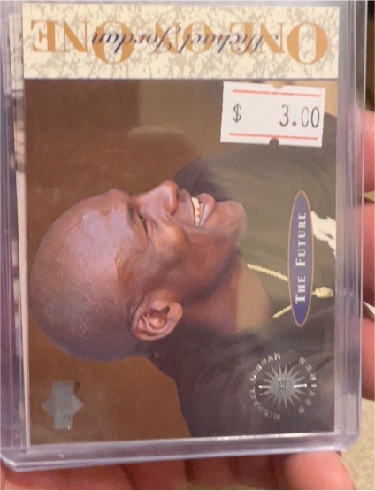 1995 Upper Deck Minor League #10 Michael Jordan One On One The Future — front
