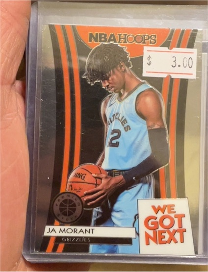 2019-20 Panini NBA Hoops Premium Stock #19 Ja Morant We Got Next — front